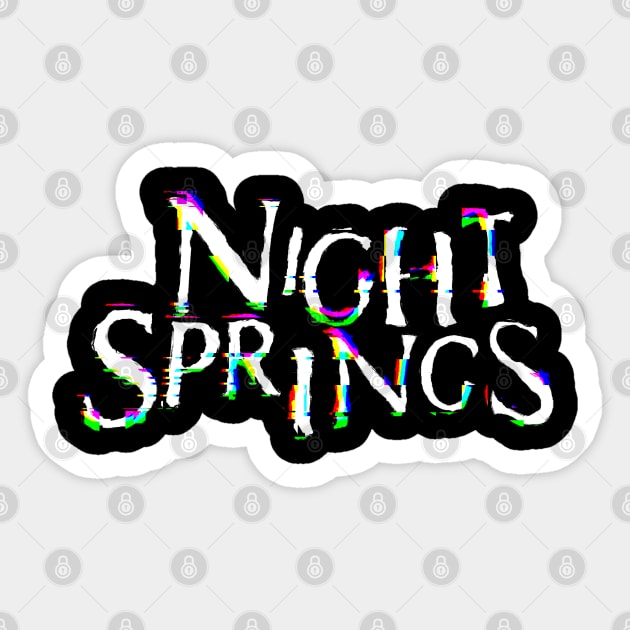 Night Springs Glitchy Sticker by BethSOS